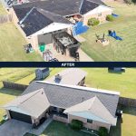 During installation and completed Class 3 impact-resistant roof in Burkburnett, Texas, by Ace Renovations Roofing & Gutters